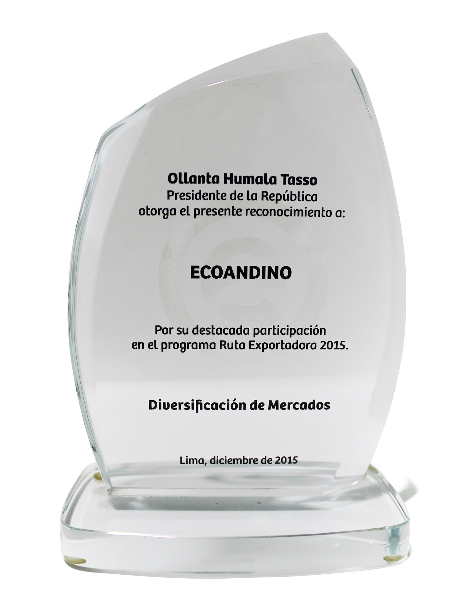 RUTA EXPORTADORA 2015